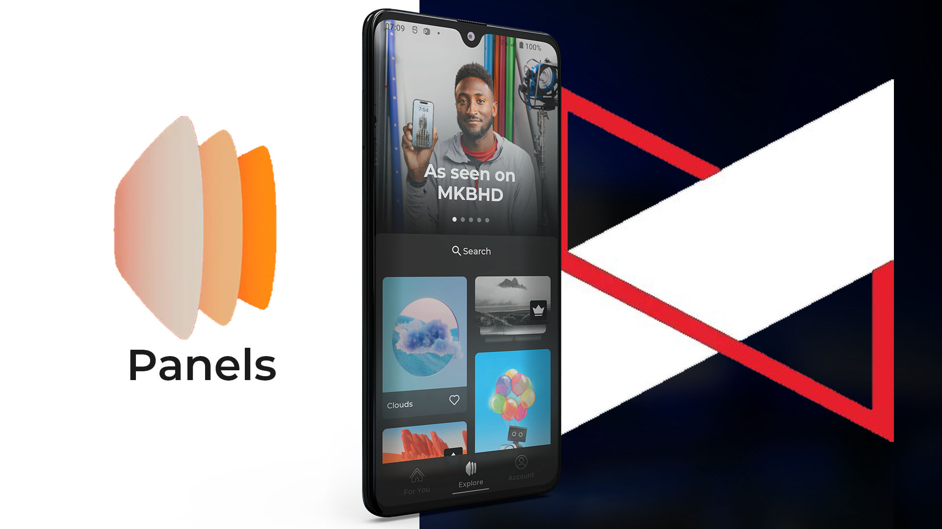 MKBHD Wallpaper App – Panels